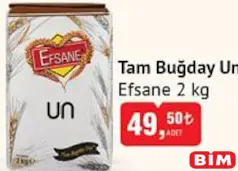 EFSANE TAM BUĞDAY UN 2 KG